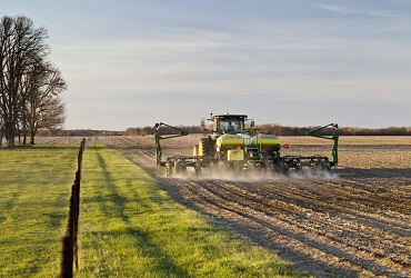 A tractor on the farm benefits from Fuel Delivery in Tazewell County IL